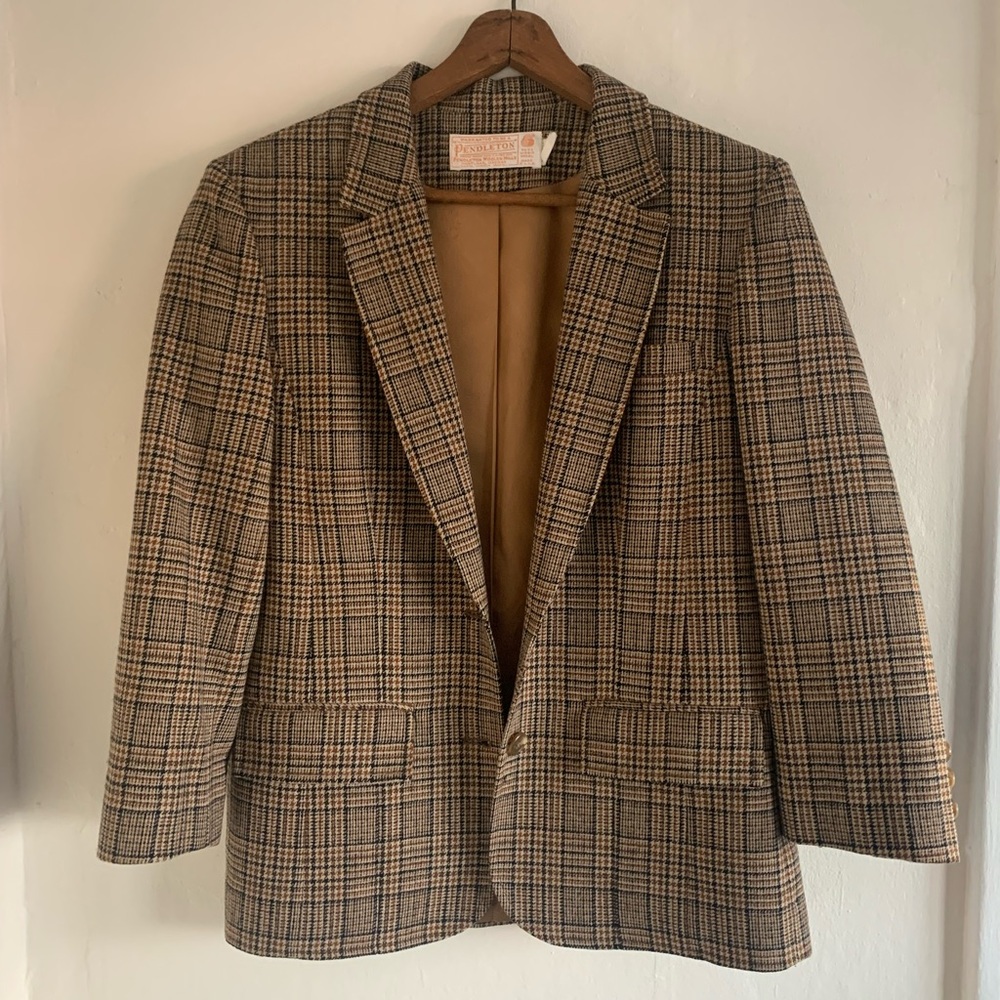 Vintage Wool Tweed Pendleton Women’s Blazer